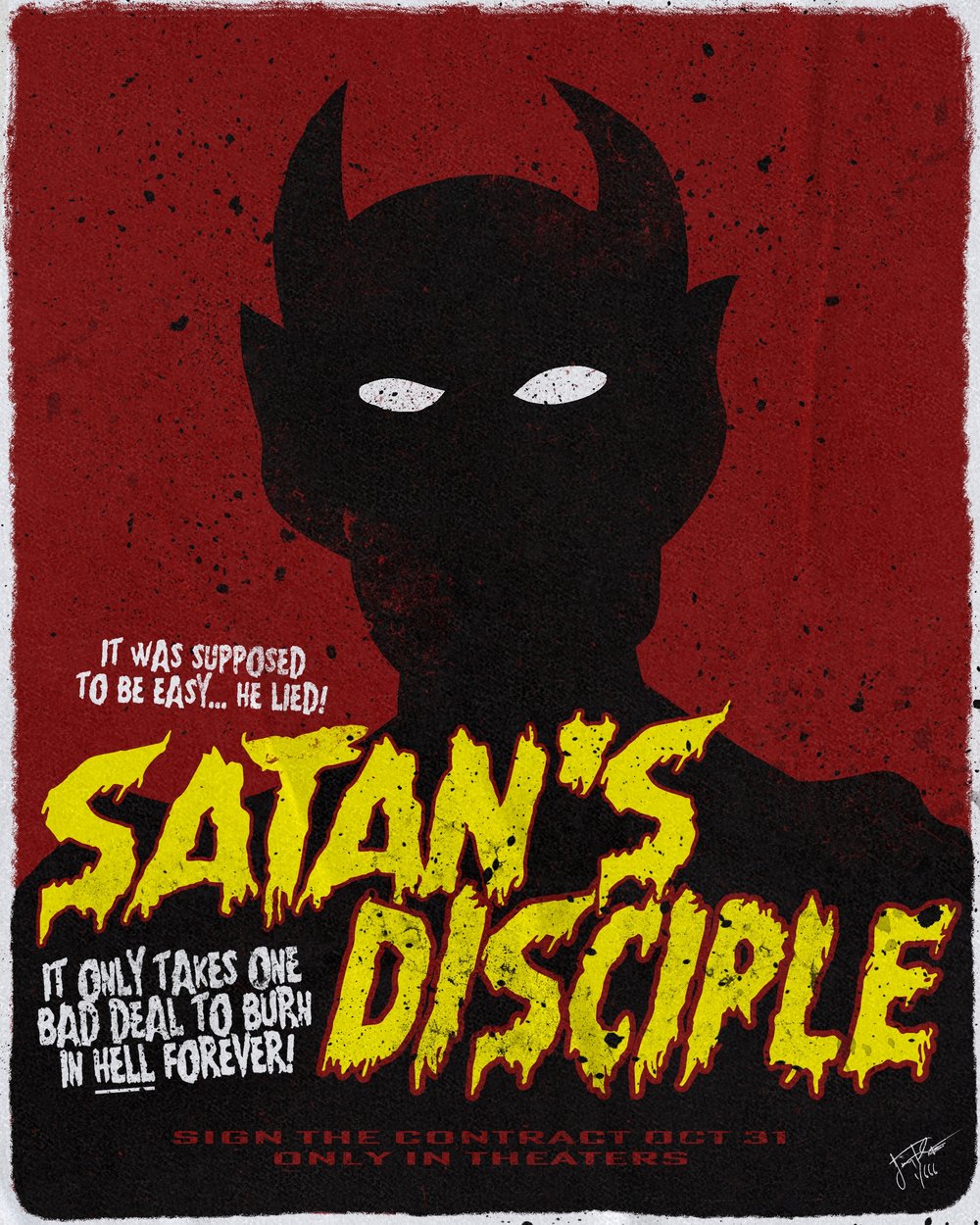 Satan’s Disciple: Retro Inferno Tee