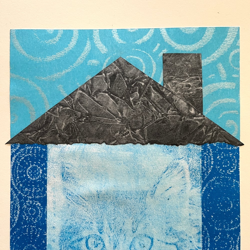 Image of COLLAGE SALE  Blue Cat's Haven  (Reg. $175. Now 25% OFF... $131.25)