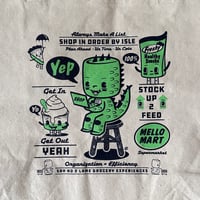 Image 2 of Mellowzilla Canvas Tote Bag