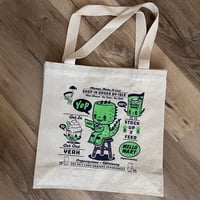 Image 3 of Mellowzilla Canvas Tote Bag