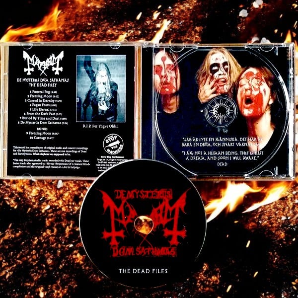 MAYHEM - DE MYSTERIIS DOM SATHANAS (THE DEAD FILES) CD 