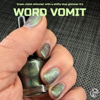 Image 1 of WORD VOMIT - Handcrafted Indie Nail Polish only from Doom Loop