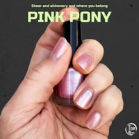 Image 1 of PINK PONY - Handcrafted Indie Nail Polish only from Doom Loop