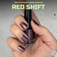 Image 1 of REDSHIFT - Handcrafted Indie Nail Polish only from Doom Loop