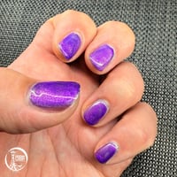 Image 3 of PURPLE PROSE - Handcrafted Indie Nail Polish only from Doom Loop