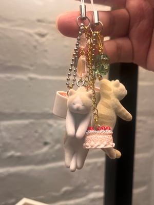 Image of Sleepy Cat Phone Charm