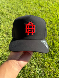 Image 1 of AB Monogram - Black/Red Underbrim