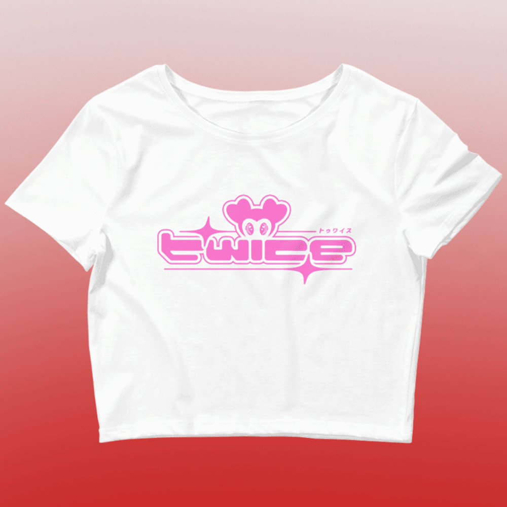 Image of "TWICE" Y2K Crop Top