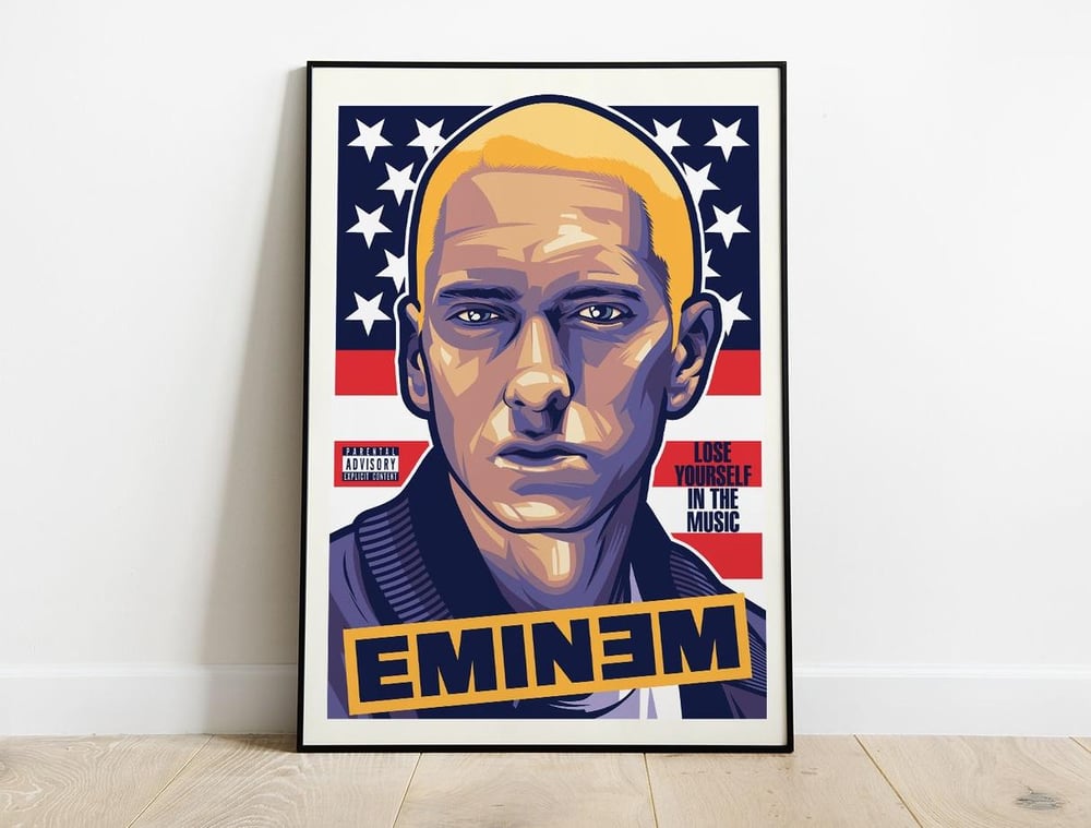 Eminem - Rap Hip Hop Modern Music Poster