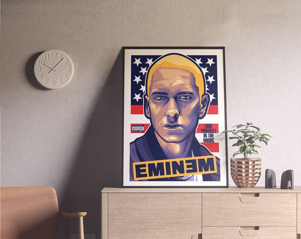 Eminem - Rap Hip Hop Modern Music Poster