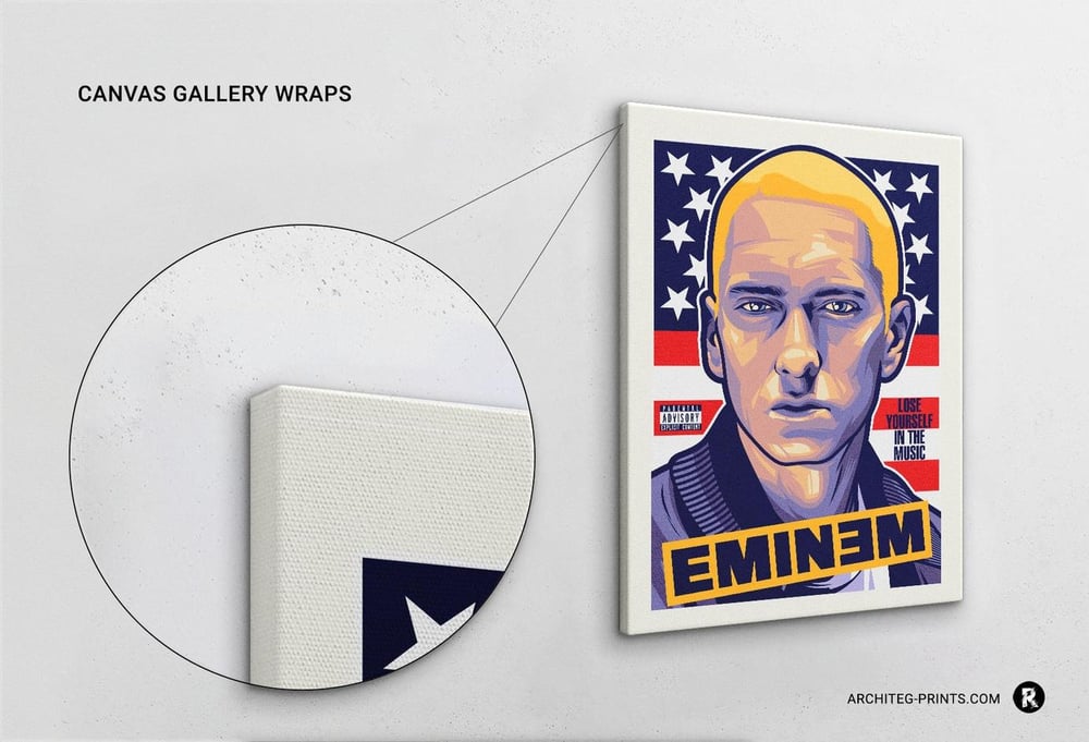 Eminem - Rap Hip Hop Modern Music Poster