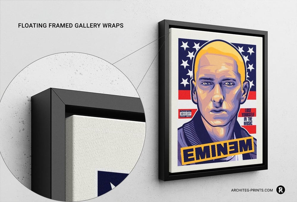 Eminem - Rap Hip Hop Modern Music Poster