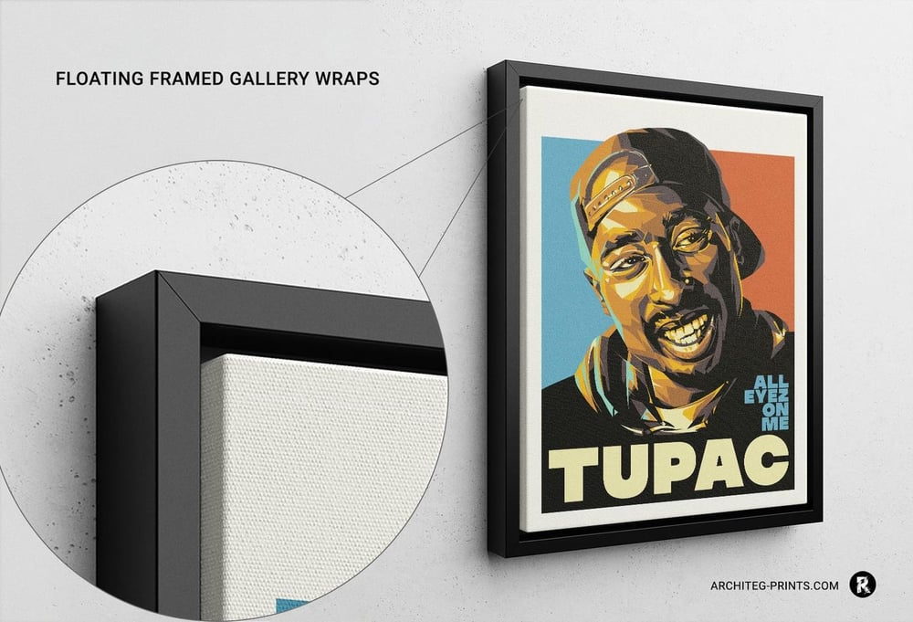 2Pac - Tupac Shakur - Rap Hip Hop Modern Music Poster