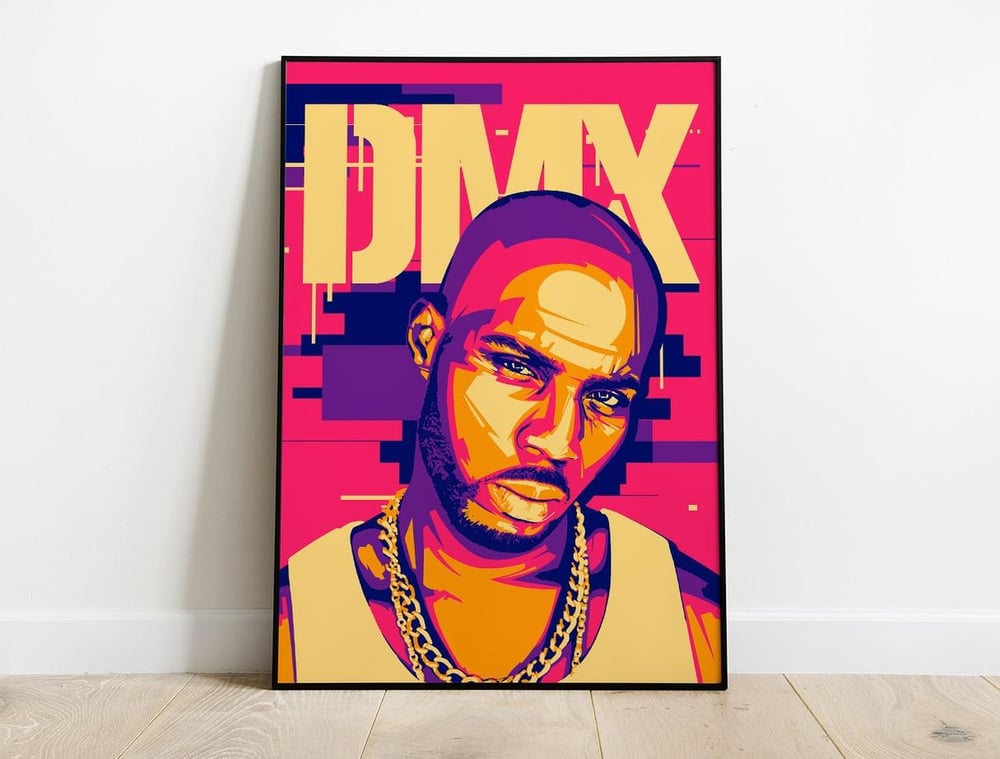 DMX - Rap Hip Hop Modern Music Poster No.3