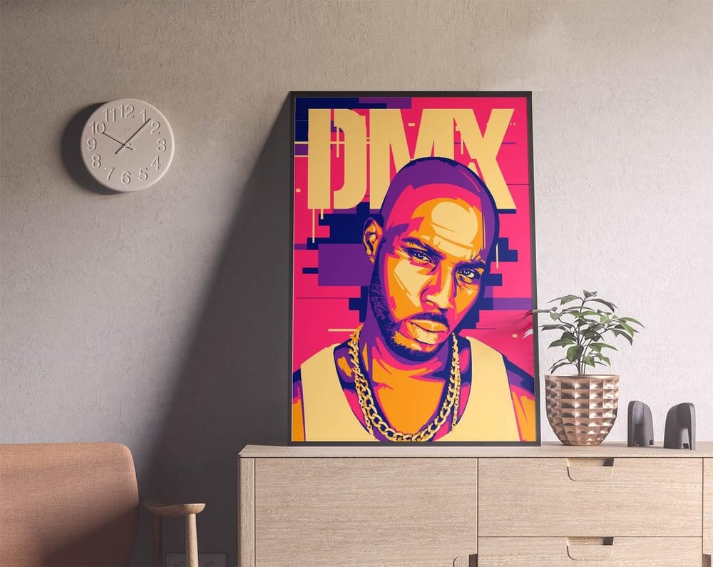 DMX - Rap Hip Hop Modern Music Poster No.3