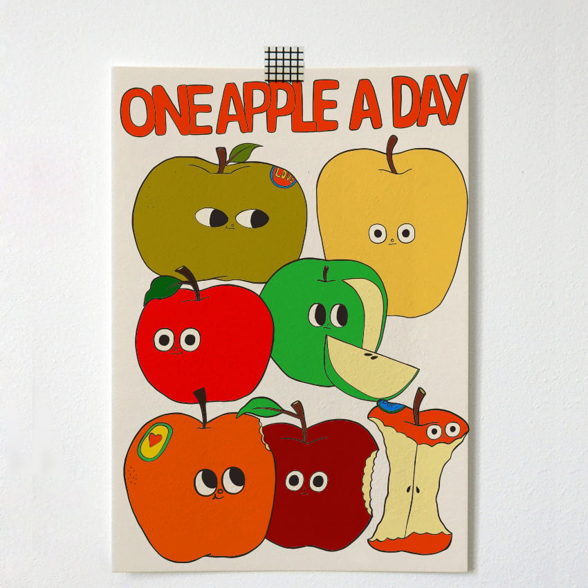 Image of A6 - ONE APPLE A DAY