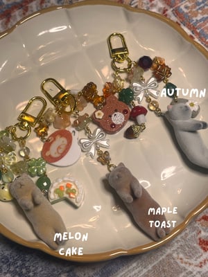 Image of Sleepy Cat Keychains
