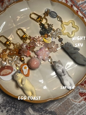Image of Sleepy Cat Keychains