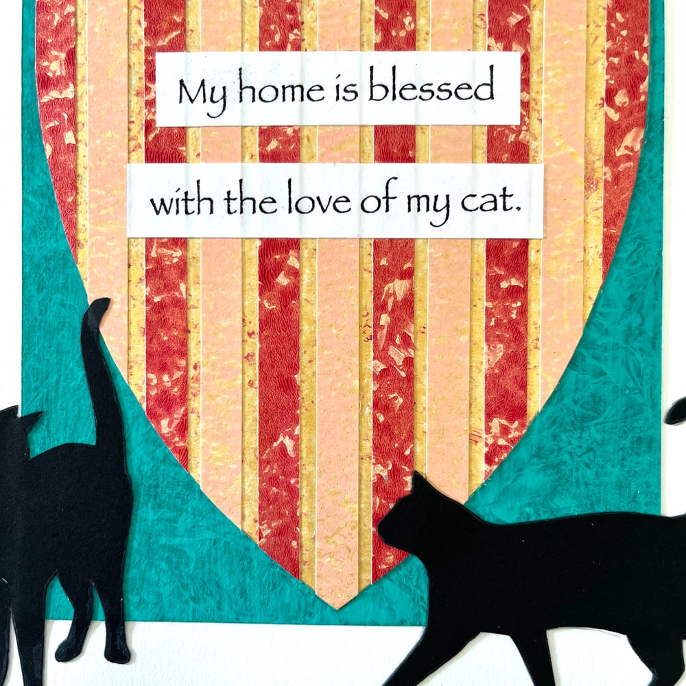 Image of COLLAGE SALE  Love of My Cat #6  (Reg. $235. Now 25% OFF... $176.25)