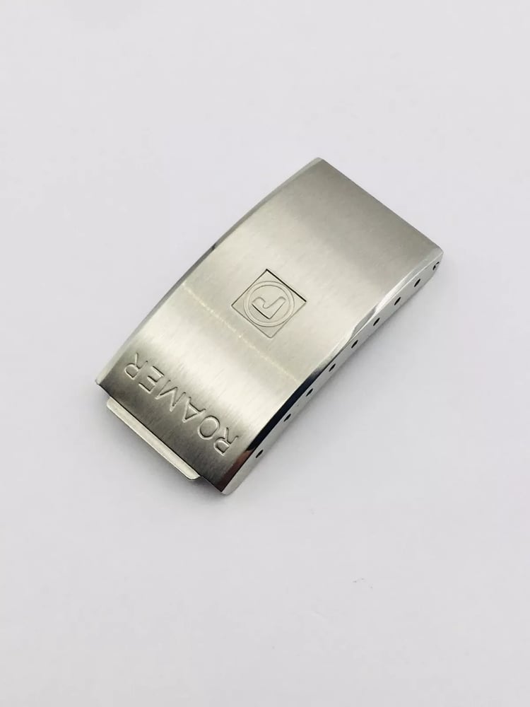 Image of Vintage Rare roamer gents watch strap buckle,clasp,new old stock