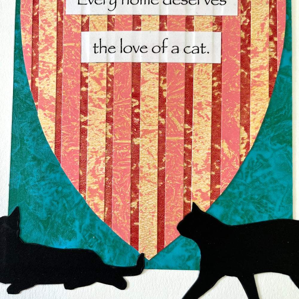 Image of COLLAGE SALE  Love of a Cat #3  (Reg. $235. Now 25% OFF... $176.25)