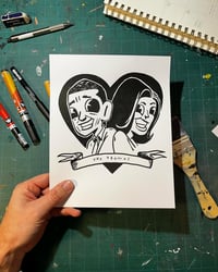 Image 3 of Derpy Couple Portrait - Classic