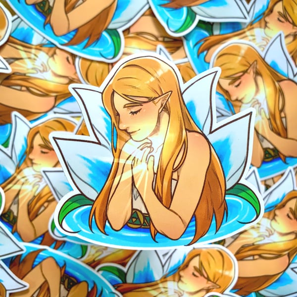 Image of BOTW silent princess sticker