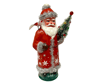 Tabletop Santa with Red Bird and Tree