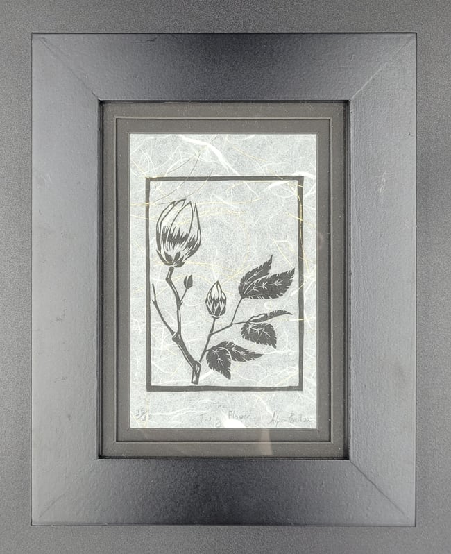 Framed - Twig Flower