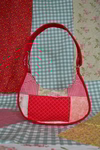 Image 2 of Shojo Princess Patch Bag (Red + Pink Roses)