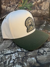 Image 2 of Algo Bien Logo - Natural/Olive Green (Green Camo) 