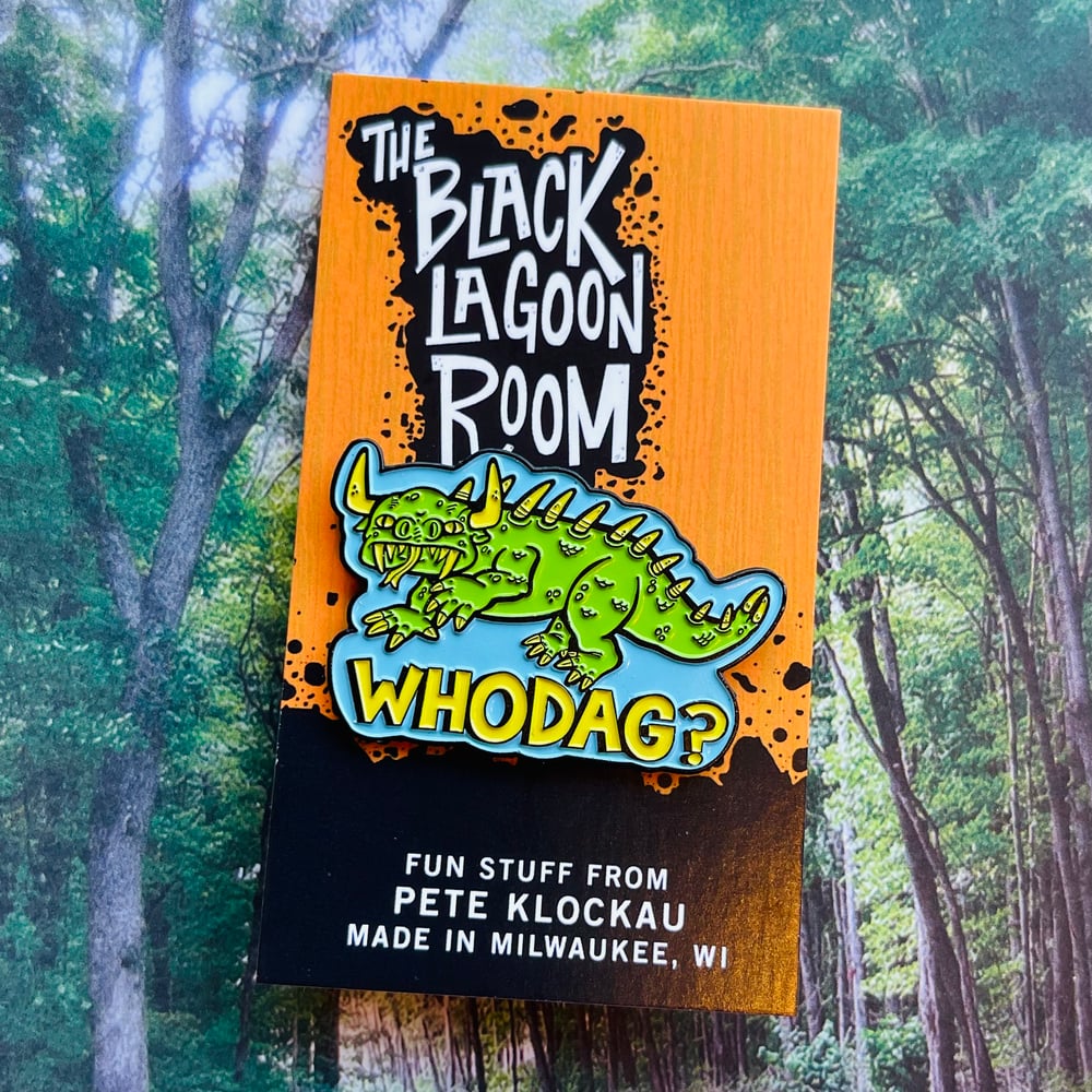 WHODAG? WI Hodag T-Shirt, Sticker & Enamel Pin Discount Bundle