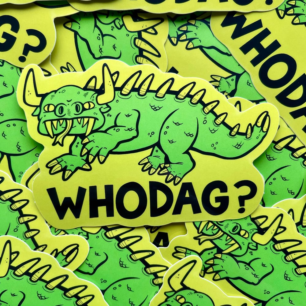 WHODAG? WI Hodag T-Shirt, Sticker & Enamel Pin Discount Bundle