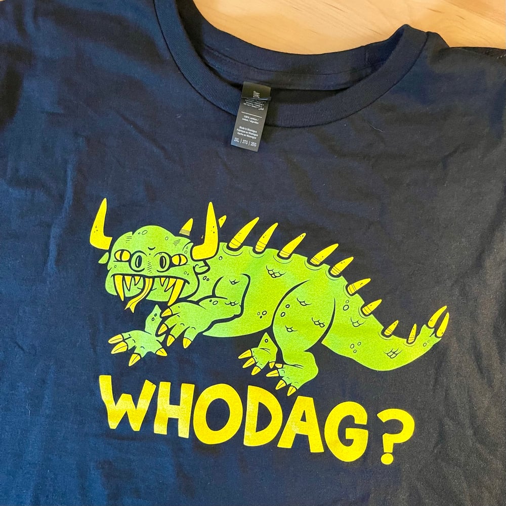 WHODAG? WI Hodag T-Shirt, Sticker & Enamel Pin Discount Bundle