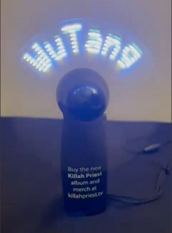 Killah Priest Mini LED Fan