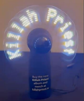 Killah Priest Mini LED Fan