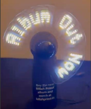 Killah Priest Mini LED Fan