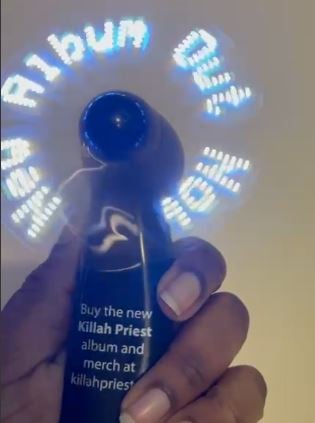 Killah Priest Mini LED Fan