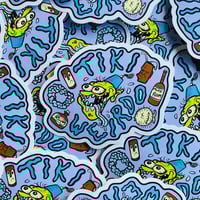 Image 4 of TIKI WEIRDO T-Shirt, Patch & Sticker Discounted Bundle