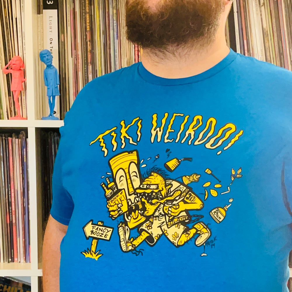 TIKI WEIRDO T-Shirt, Patch & Sticker Discounted Bundle