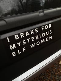 Image of Elf Women Appreciation Bumper Sticker