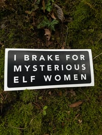 Image of Elf Women Appreciation Bumper Sticker