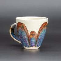 Image 1 of Blue Rainbow/Rust Arches - Tall Mug