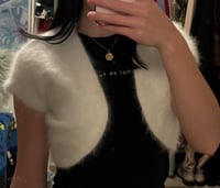Image 6 of angora blend bolero 