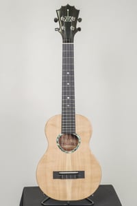 Image 1 of Shop Order KoAloha KTMR-00 Spruce Top & Curly Koa Rosette Tenor Gloss