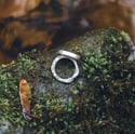 Black pebble ring