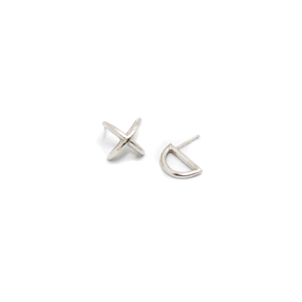 Image of CAGE EAR STUDS