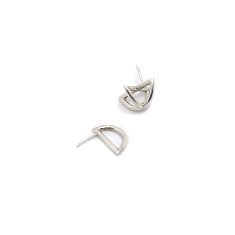 Image of CAGE EAR STUDS
