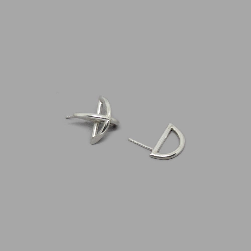 Image of CAGE EAR STUDS