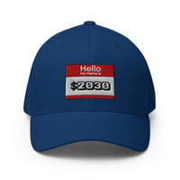 Image 3 of "HELLO" Flex-Fit twill cap